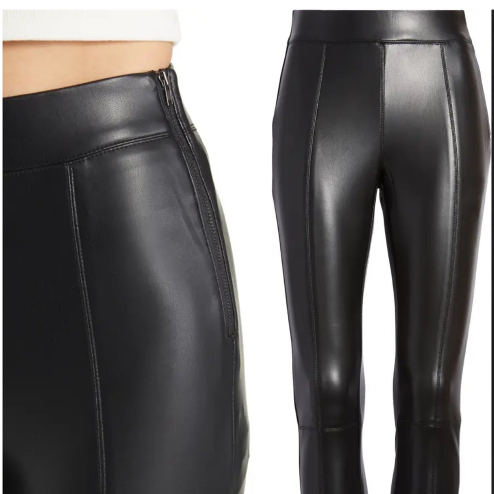 Top shop faux leather leggings